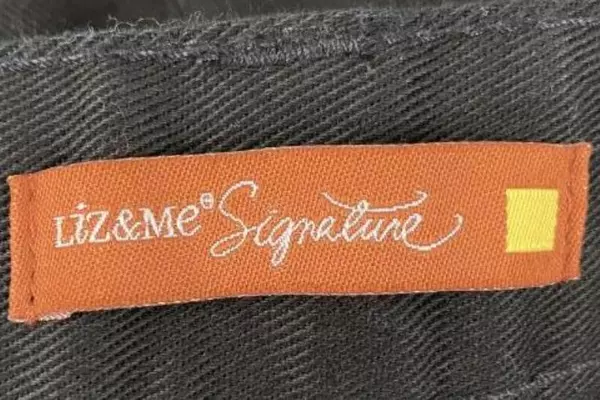 Liz and Me Women's Black Denim Wide Leg Jeans Size 8 Pockets Cotton