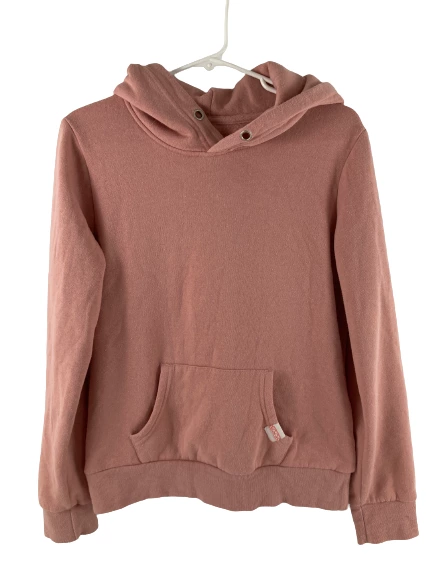 Reflex Mauve Pink Hooded Sweater Medium Women's Pullover with Kangaroo Pocket