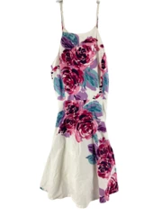 Bailey Blue Women's Floral Dress Size M Pink Sleeveless Spring/Easter