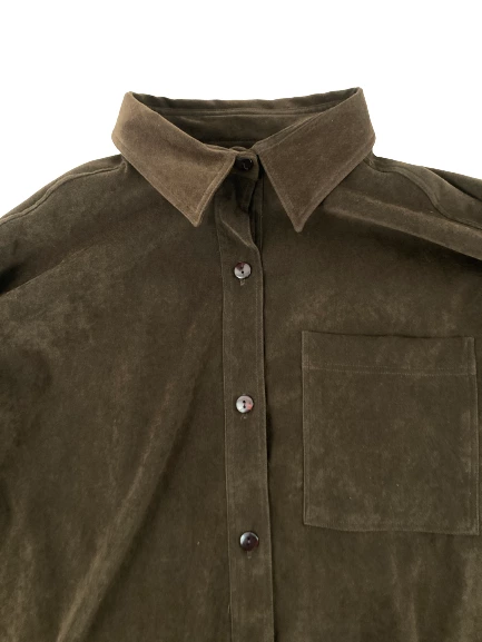 Vtg Harve Benard Brown Suede Button-Up Jacket Women's 2X Good Condition