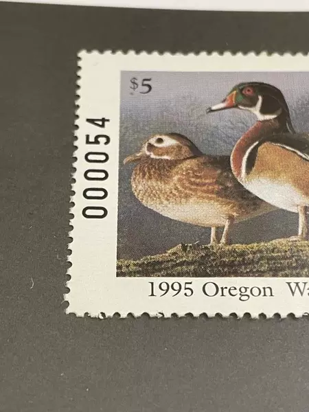 1995 Oregon Duck Stamp Mint Never Hinged Collectible Postal History