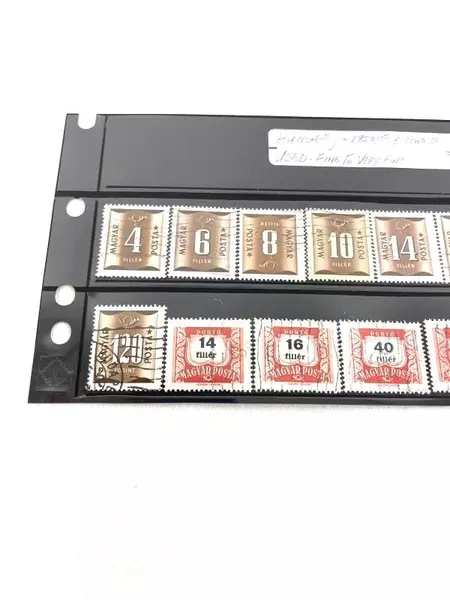 Lot of 16 Used Hungary Postage Stamps 1950s-60s Fine/Very Fine Collection