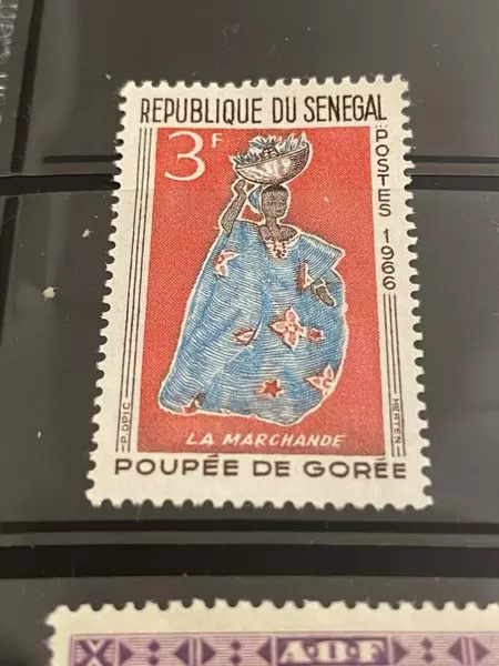 Lot of 6 Mint Senegal Stamps 1930s & 1960s - Fine/Very Fine Collectibles