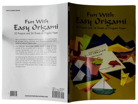 Vintage Fun with Easy Origami by John Montroll Dover 1992 Paperback Book