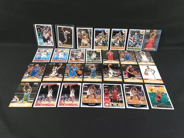 Lot of 26 NBA Basketball Cards Spurs Suns Sixers Bulls - Good Condition