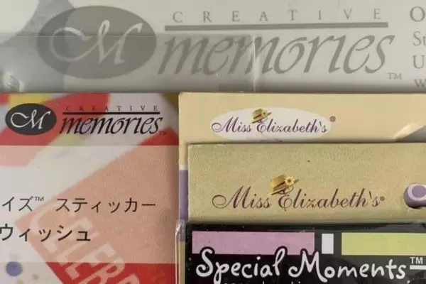 Lot of 5 Scrapbook Stickers - Creative Memories & Miss Elizabeth's