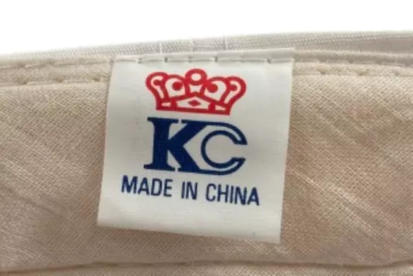 Vintage KC Flight Craft White Trucker Hat Adjustable Embroidered Cap