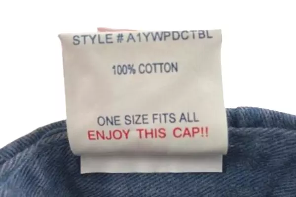 Vintage Cycle Sports Adjustable Hat Cap Salem Eugene Embroidered Denim Blue