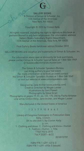 Oh No She Didn't: Top 100 Style Mistakes by Clinton Kelly - HC Book