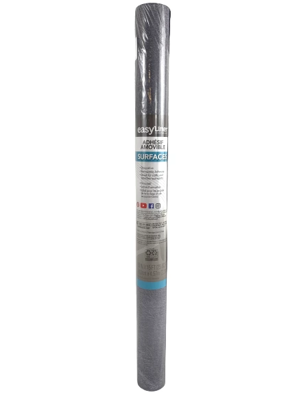 Duck EasyLiner Adhesive Shelf Liner 20"x15' Gray Soapstone - Very Good