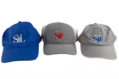 Lot of 3 Pre-Owned SYL Wells Fargo Adjustable Caps - Stains & Wear