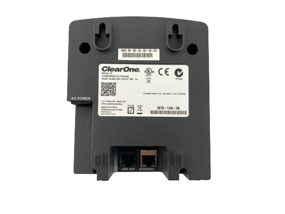 ClearOne Max IP Conference Phone Expansion Kit Model 910158361 - No Cables