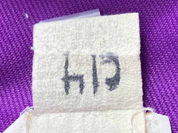 Vintage Roamans Purple Pleated Pants Women's G6 Elastic Waist Good Condition