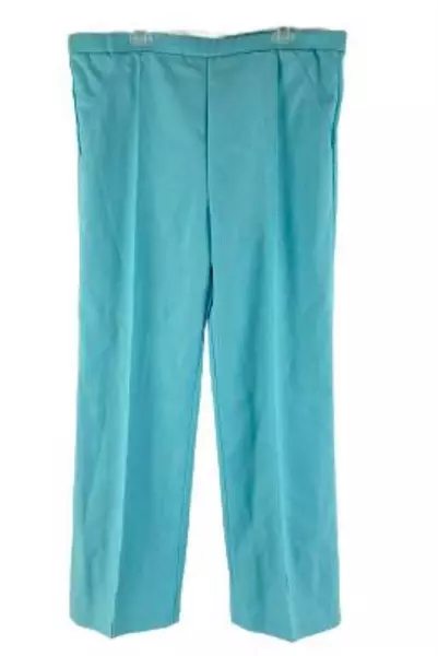 Vintage Montgomery Ward Light Blue Taper Fit Pants Women's Size 20 Average