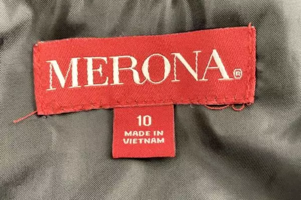 Merona Black Bodycon Dress Size 10 Sleeveless Back Zip Women's Fashion Elegant