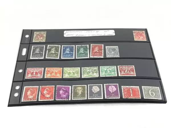 Lot of 21 Used Netherlands Stamps (1925+) Avg-Fine Condition for Collectors