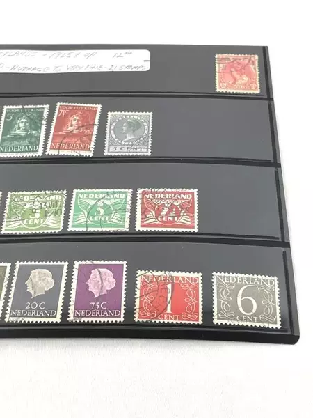 Lot of 21 Used Netherlands Stamps (1925+) Avg-Fine Condition for Collectors
