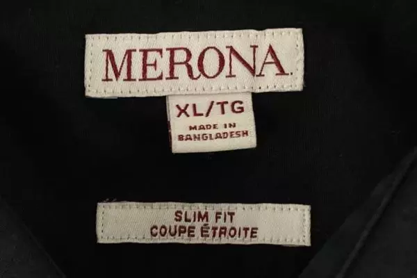 Merona Men's XL Black Slim Fit Button-Up Dress Shirt Long Sleeve Casual Wear