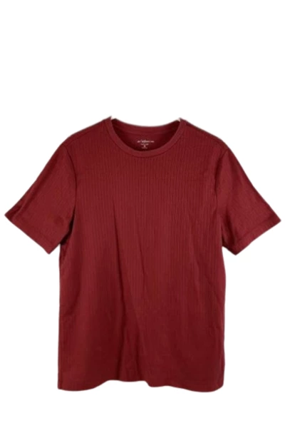Croft & Barrow Men's Red T-Shirt Medium Casual Top - Good Condition