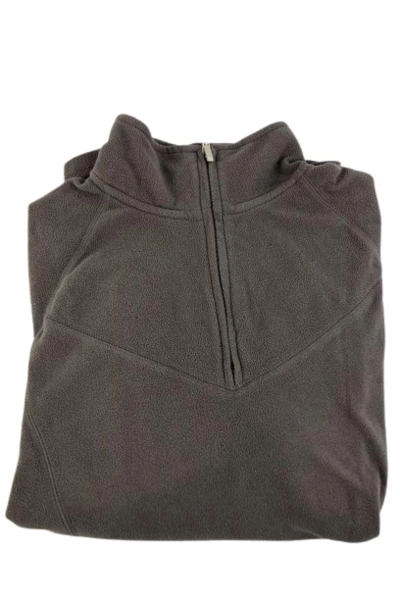 Maurice's Women's Size 1 Pullover Jacket Taupe Brown 1/4 Zip Long Sleeve