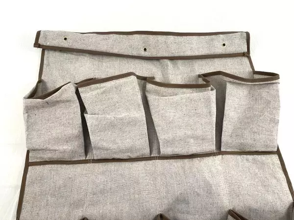 Hanging Storage Shoes Accessories Beige Brown Heathered Closet Home Organization