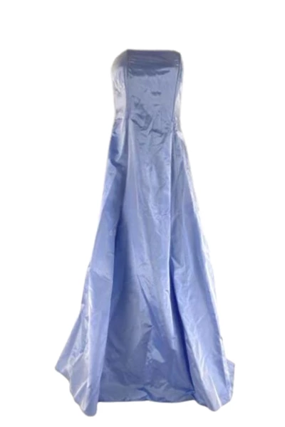 Studio M Periwinkle Blue Strapless Fit & Flare Dress Size M - Pre-Owned Stains