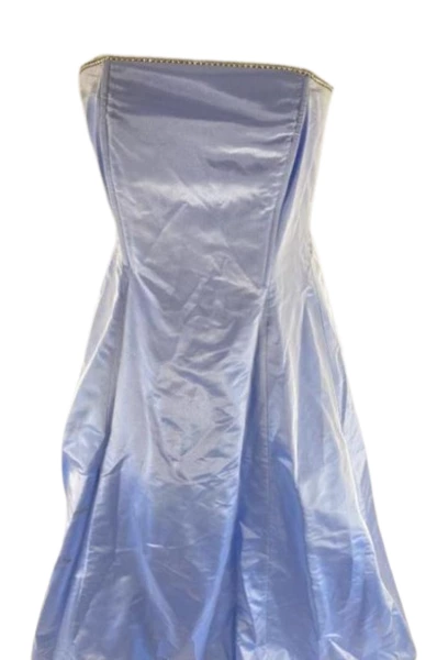 Studio M Periwinkle Blue Strapless Fit & Flare Dress Size M - Pre-Owned Stains