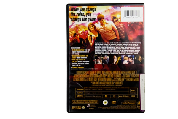 21 DVD Movie Starring Kate Bosworth & Kevin Spacey - Good Condition