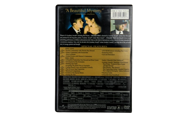A Beautiful Mind DVD 2 Disc Awards Edition Russell Crowe 2002 PG13