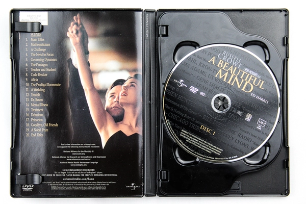 A Beautiful Mind DVD 2 Disc Awards Edition Russell Crowe 2002 PG13