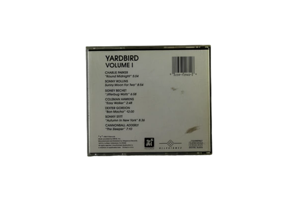 Yardbird and Friends Volume 1 CD 1988 iTi Records Jazz Music Good Condition