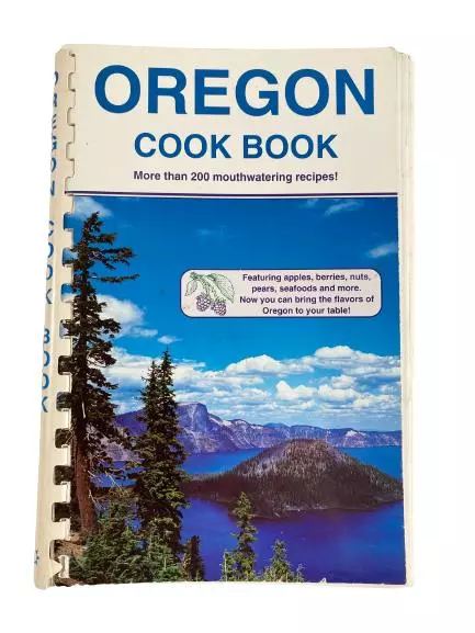Vintage Oregon Cook Book by Janet Walker 1995 Spiral Recipe Collection