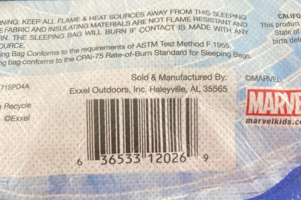 Exxel Outdoors Ultimate Marvel Spiderman Sleeping Bag Red Blue White 