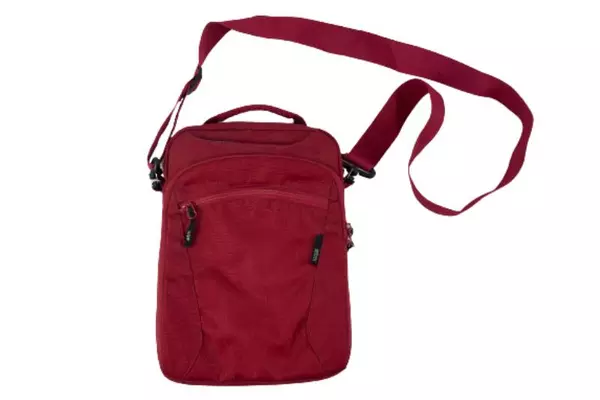 Lot of 2 STM Laptop Tablet Travel Bags Gray Red Carry On Case with Straps