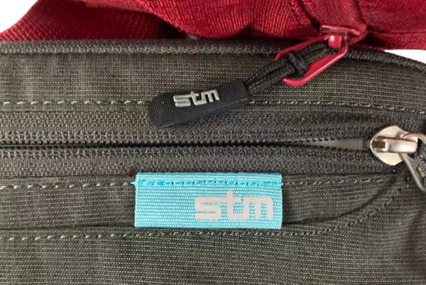 Lot of 2 STM Laptop Tablet Travel Bags Gray Red Carry On Case with Straps