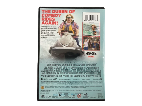 Tammy DVD 2014 Melissa McCarthy Comedy Warner Bros Rated R - Good Condition