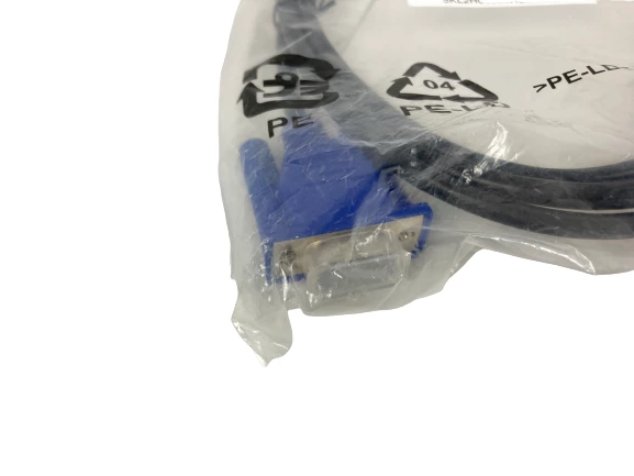 Lot of 2 Honglin VGA Monitor Cables E239426 15 Pin Male - Factory Sealed