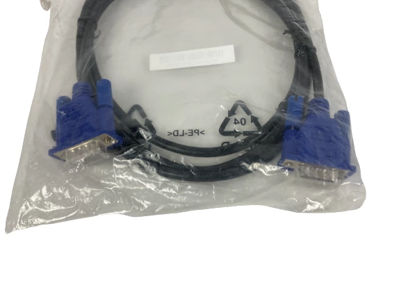 Lot of 2 Honglin VGA Monitor Cables E239426 15 Pin Male - Factory Sealed