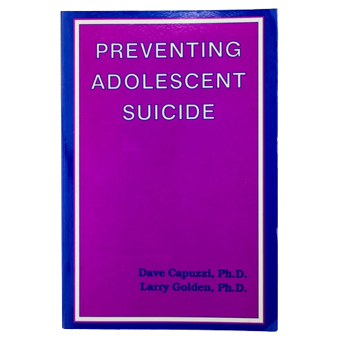 Preventing Adolescent Suicide by Capuzzi & Golden PhD Vintage Paperback 1988