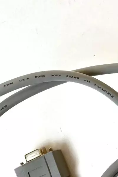 Copartner E11992 26AWG 300V 9-Pin Monitor Cable Gray 71" - Very Good Condition
