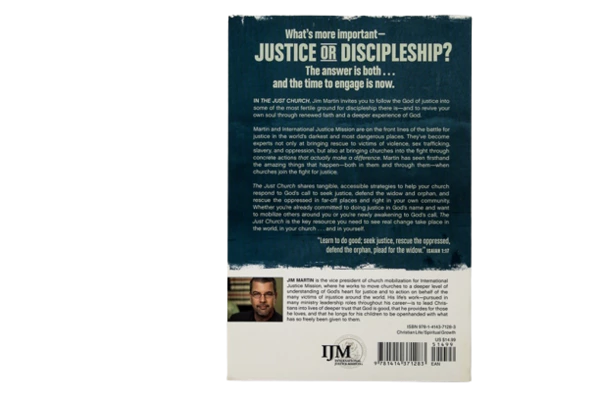 The Just Church by Jim Martin Paperback 2012 Tyndale House - Good Condition