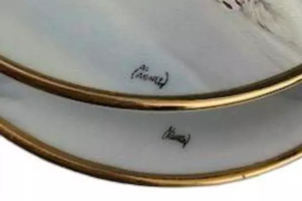 Hamilton Collection 2 Mini Wolf Collector Plates Solitude Second Glance COA