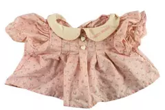 Vintage 1989 Liza Bear Costume by Robert Raikes - Floral Dress, Stains & Wear