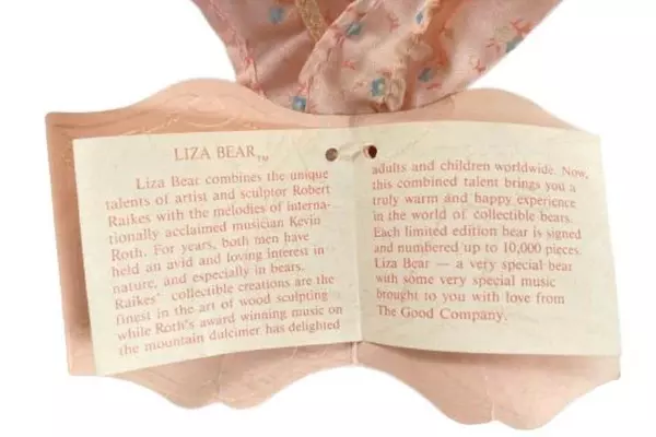 Vintage 1989 Liza Bear Costume by Robert Raikes - Floral Dress, Stains & Wear