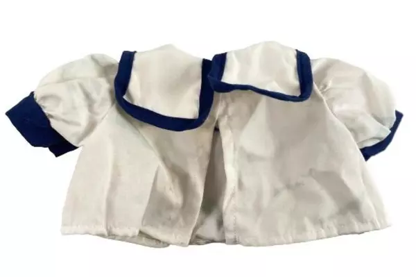 Vintage Raikes Bears Sailor Costume Top White Blue Bow Pre-owned Rare