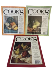 Lot of 3 Cook's Illustrated Magazines Jan-Feb & Sept-Oct 2004 Pre-owned