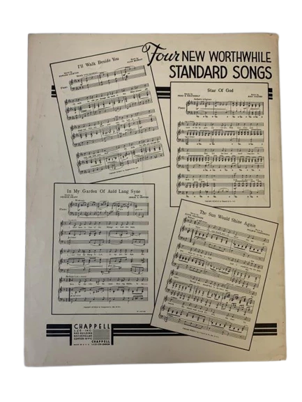 Vintage 1909 Sheet Music "Because" by Teschemacher & D'Hardelot