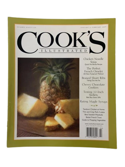 Cook's Illustrated Magazine Jan/Feb 2009 - Recipes & Cooking Tips