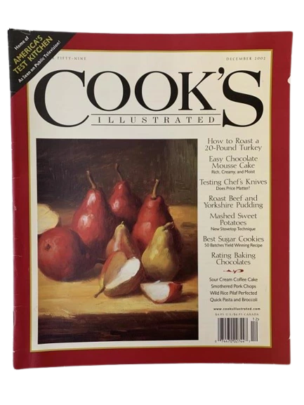 Cook's Illustrated December 2002 Magazine - Pre-Owned America’s Test Kitchen