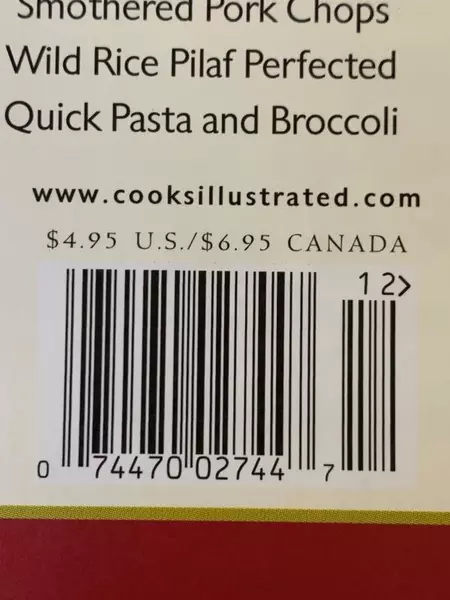 Cook's Illustrated December 2002 Magazine - Pre-Owned America’s Test Kitchen